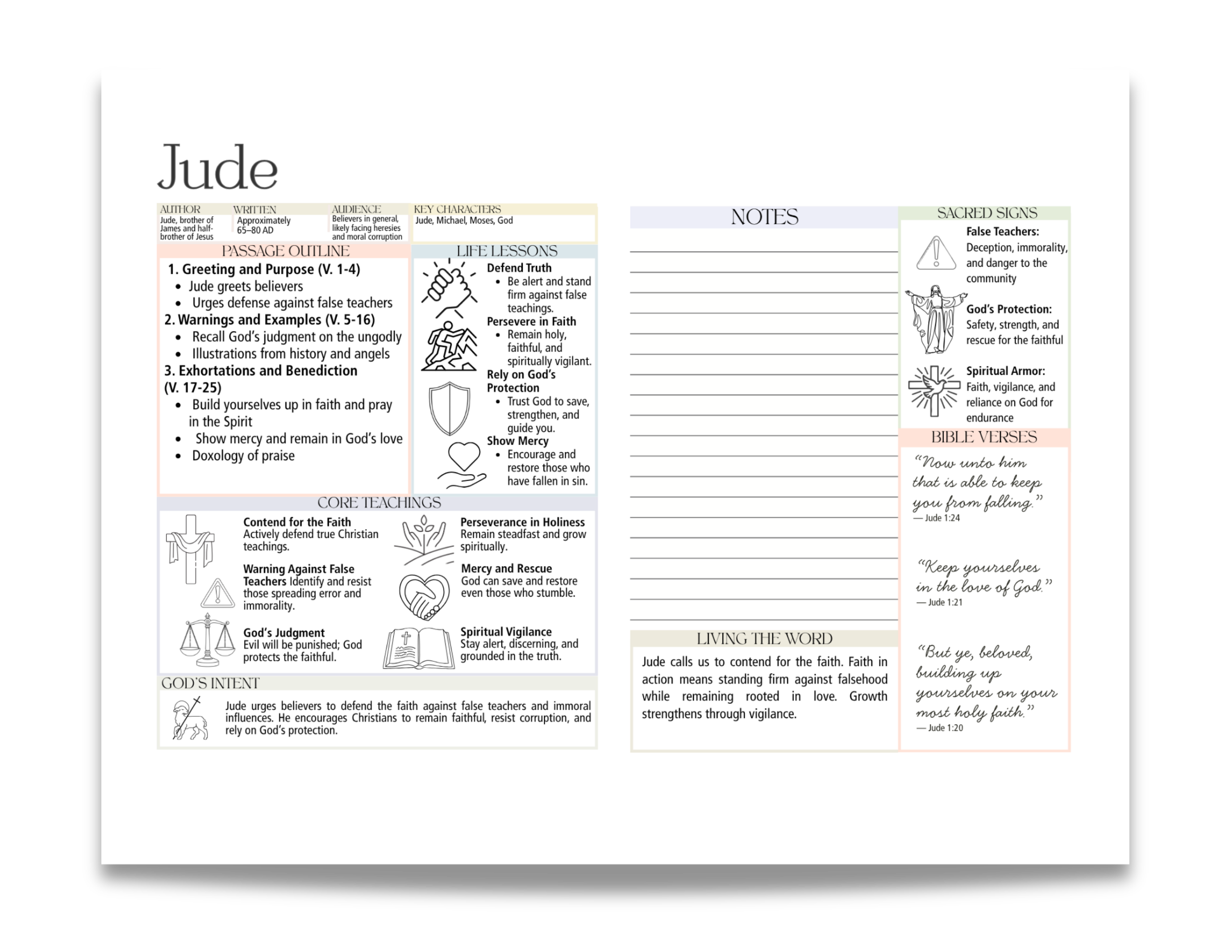Printable Bible Tip Ins | HOSANNA