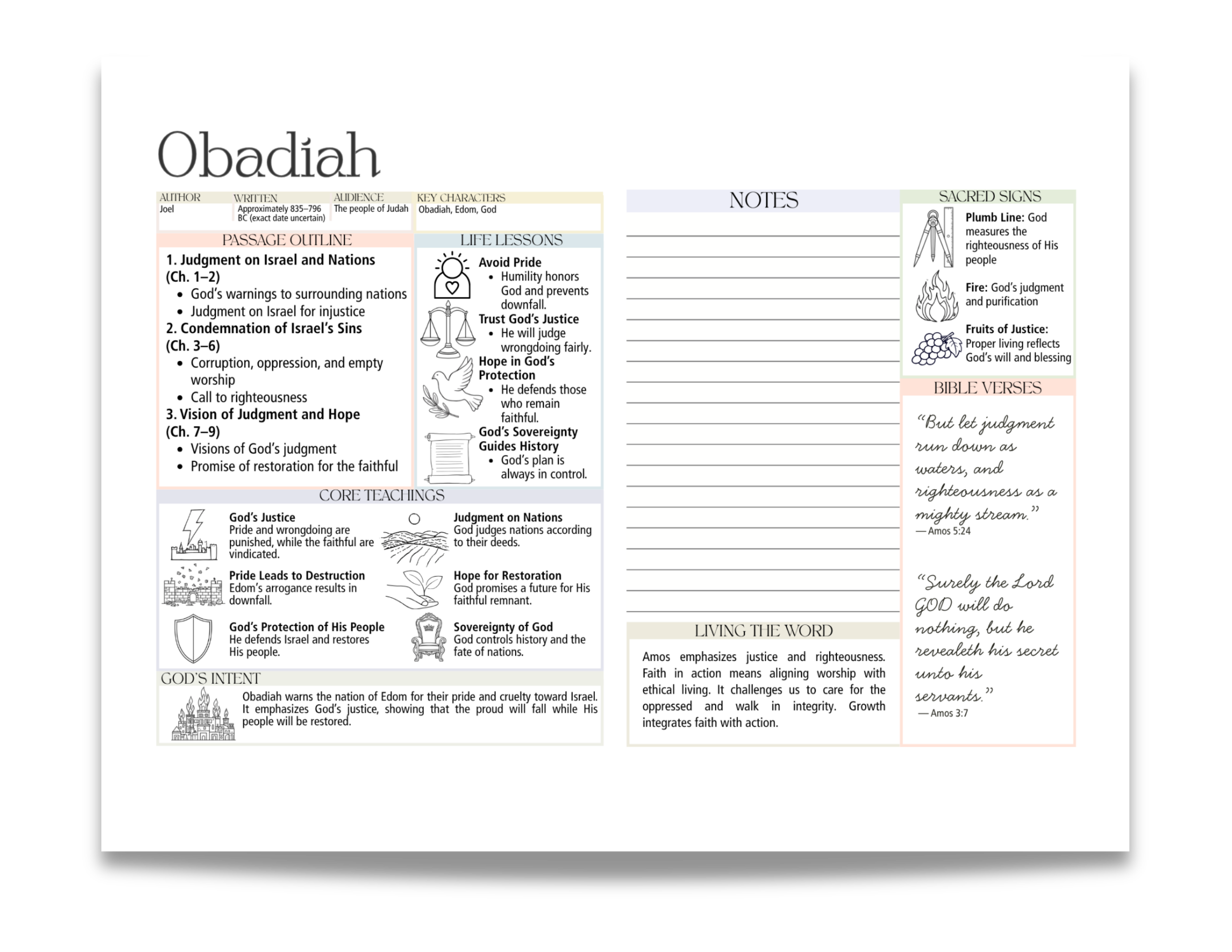 Printable Bible Tip Ins | HOSANNA