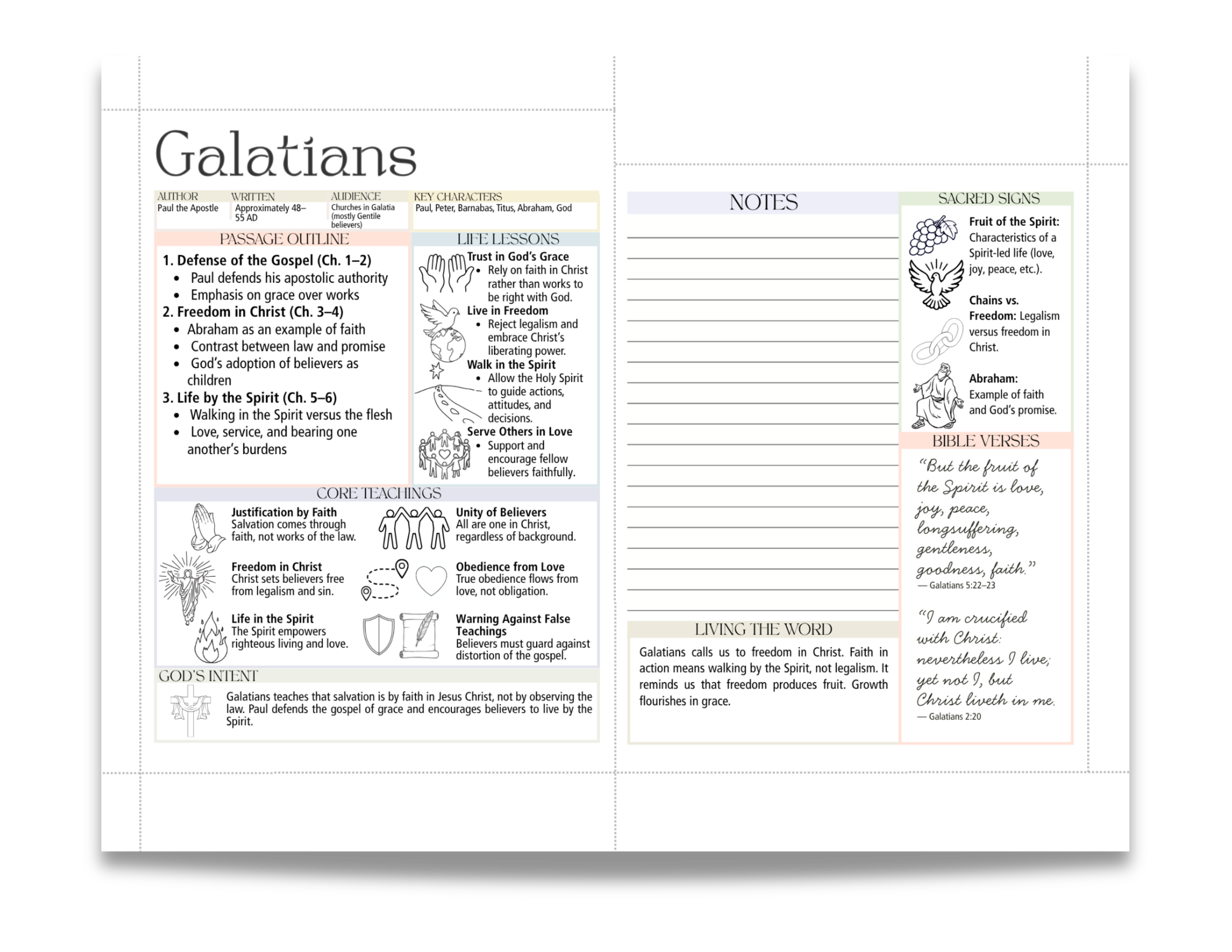 Printable Bible Tip Ins | HOSANNA