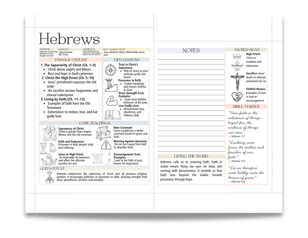 Printable Bible Tip Ins | HOSANNA