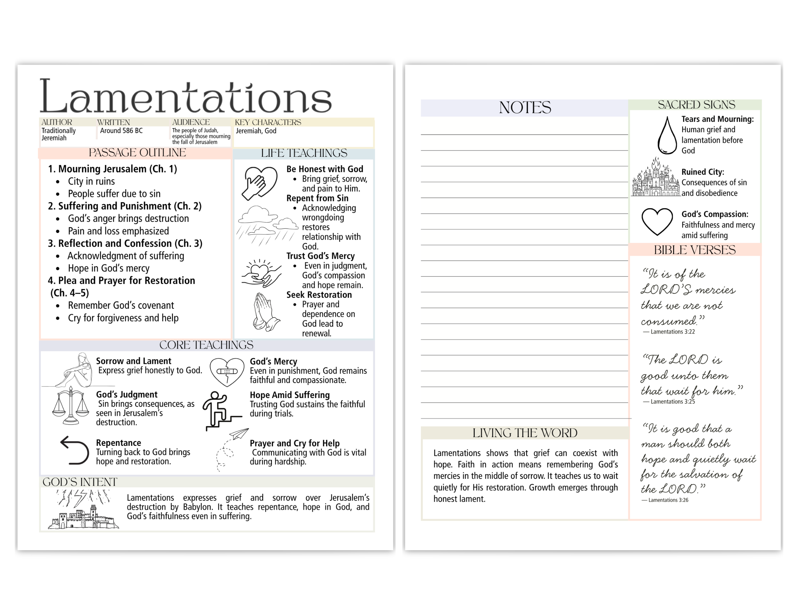 Printable Bible Tip Ins | HOSANNA