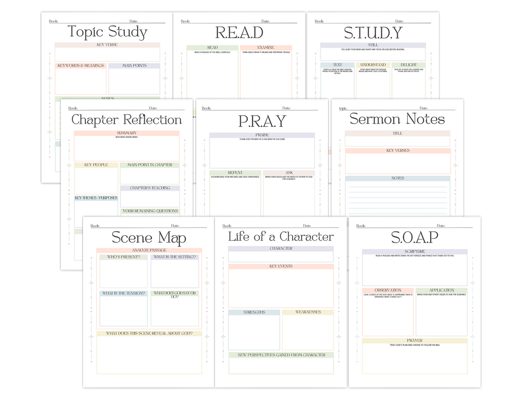 Printable Bible Tip Ins | HOSANNA