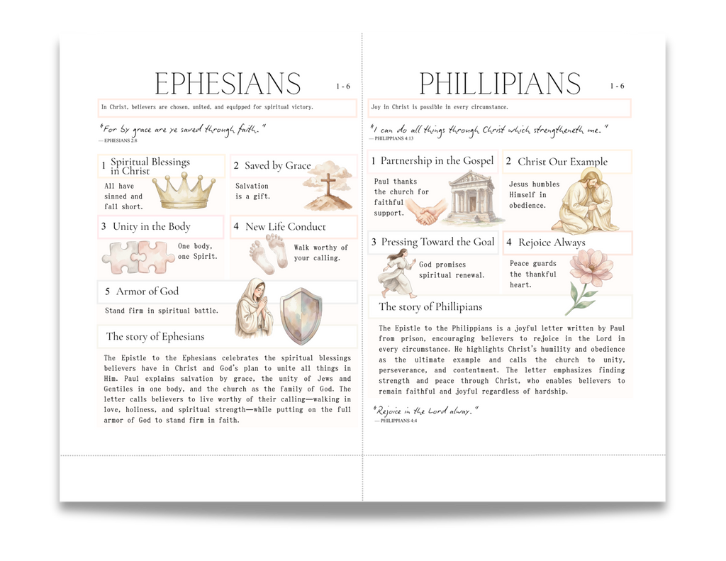 Printable Bible Inserts | GLORIA