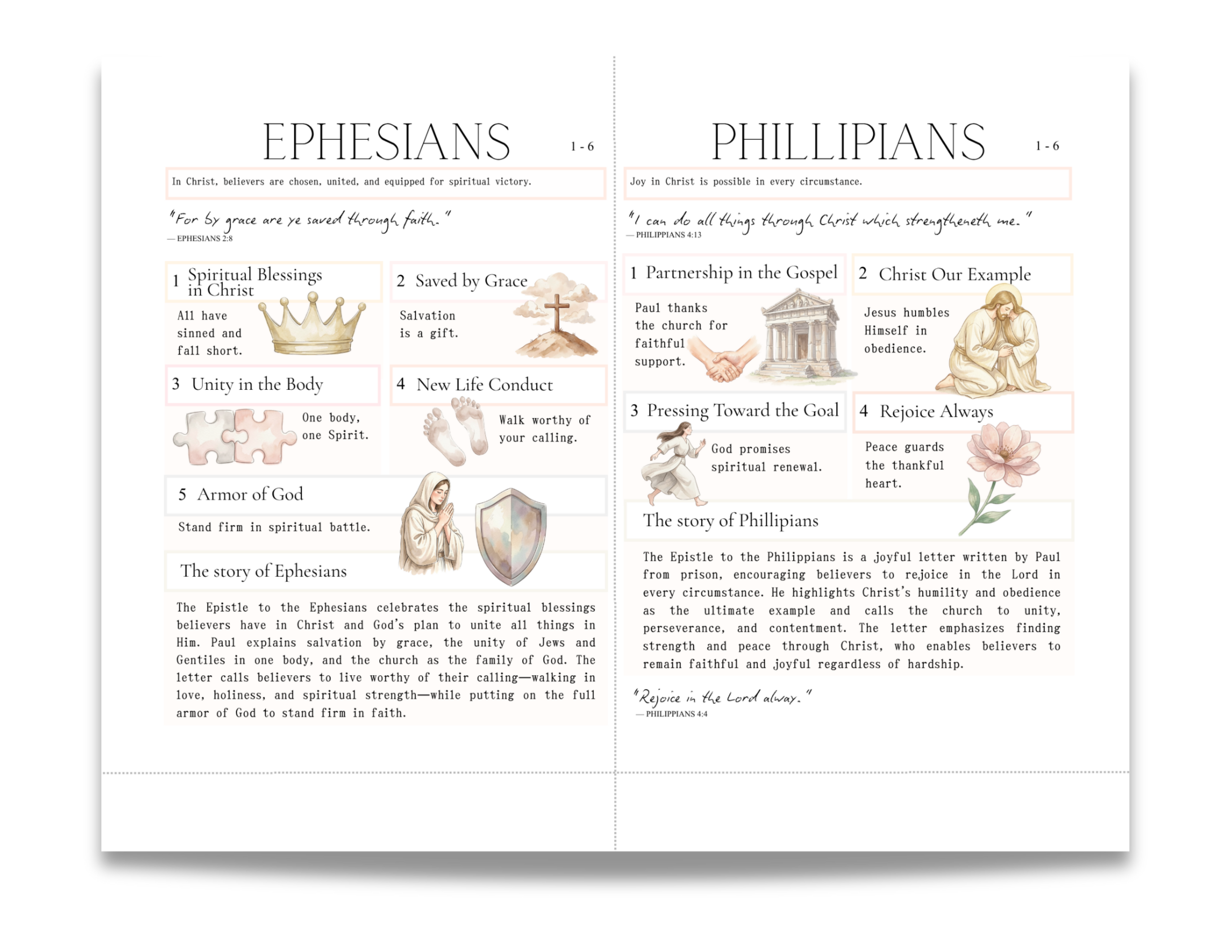 Printable Bible Inserts | GLORIA