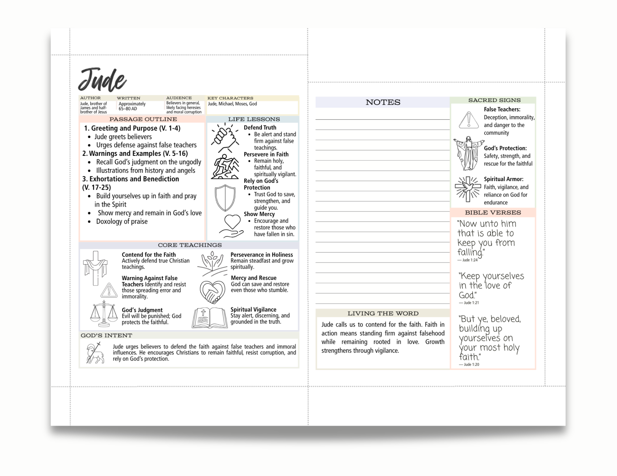 Printable Bible Study Guide | REFUGE
