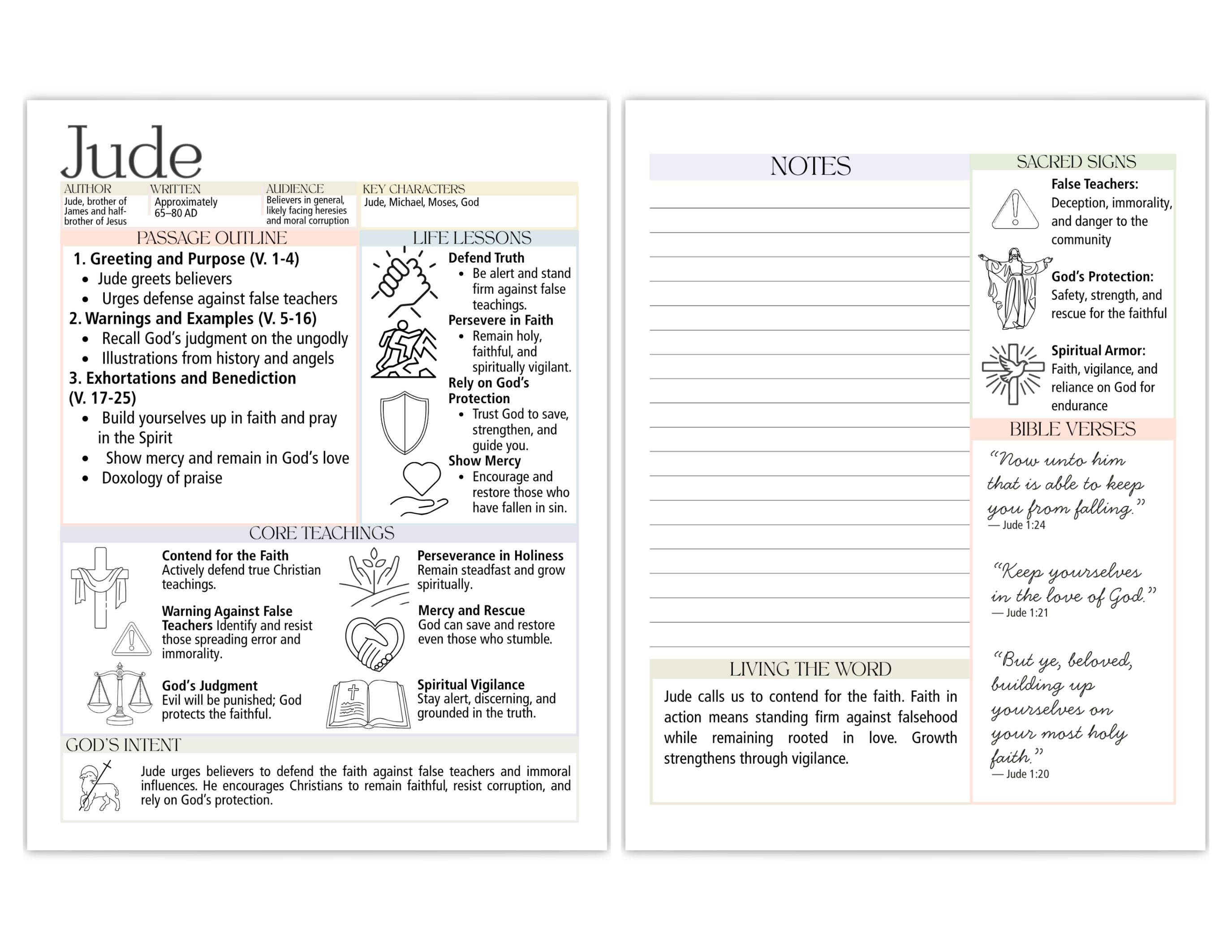 Printable Bible Tip Ins | HOSANNA